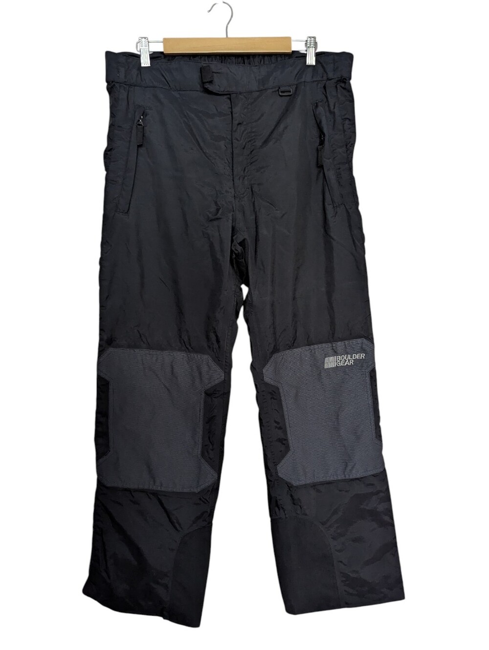 BOULDER GEAR Unisex Solar Lock Oxford 2000 Black Ski Snowboard Pants Large
